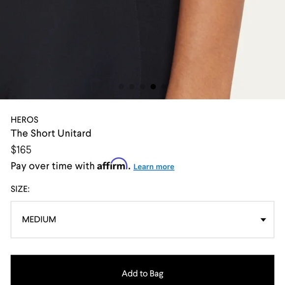 HEROS The Short Unitard Bergdorf Goodman shorts shortard unitard - Picture 12 of 16